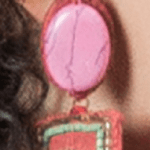 Nazar 2 Earrings-Pink